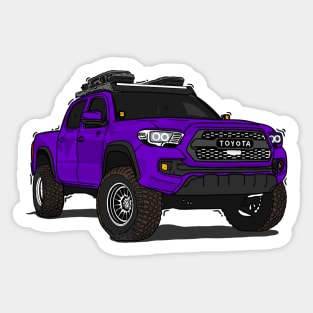 Toyota 4Runner Purple Sticker